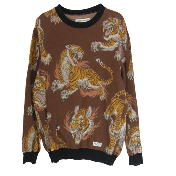 WACKO MARIA（ワコマリア） 虎柄 タイガー クルーネック ニット