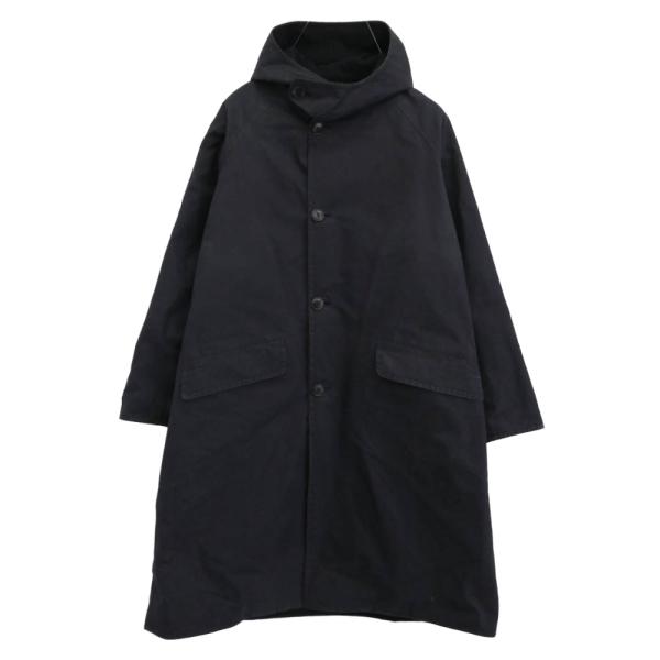 COMOLI コモリ 22AW W03-04012 コットン ベンタイル フーデット コート