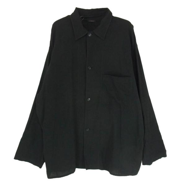 COMOLI コモリ 23SS X01-01025 空紡 オックス 長袖 シャツ ジャケット