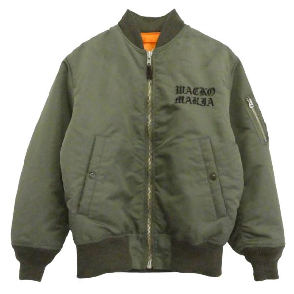 WACKO MARIA（ワコマリア） 23AW MA-1 FLIGHT JACKET TYPE-3 ロゴ刺繍