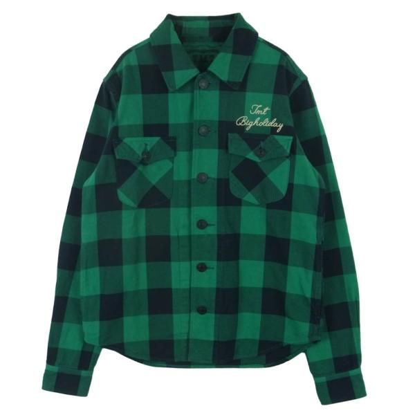 TMT ティーエムティー PIECE DYED BUFFALO CHECK SHIRTS バッファロー
