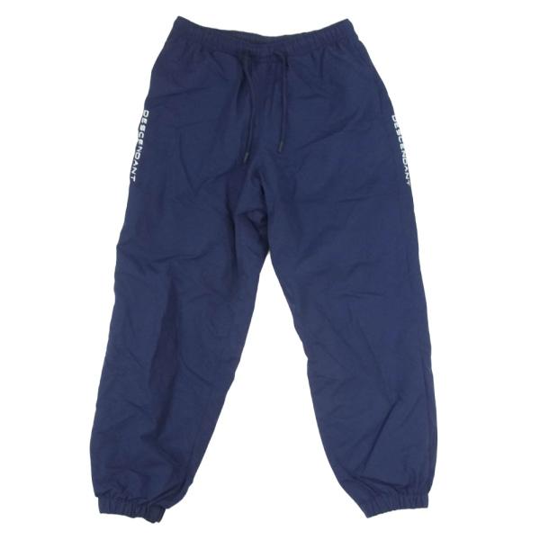 DESCENDANT ディセンダント WHARF TROUSERS ロゴプリント ワーフ