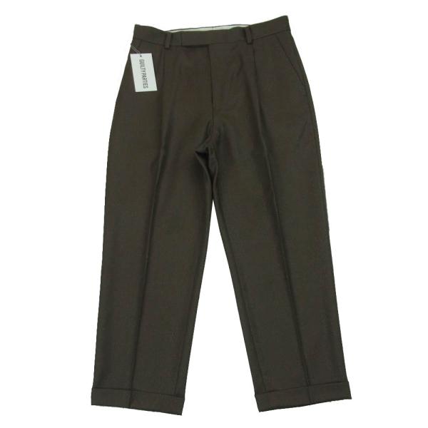 極美品 24SS ワコマリア プリーツ トラウザー スラックス パンツ M WACKO MARIA（ワコマリア） 22AW 22FW-WMP-TR26 グリッター