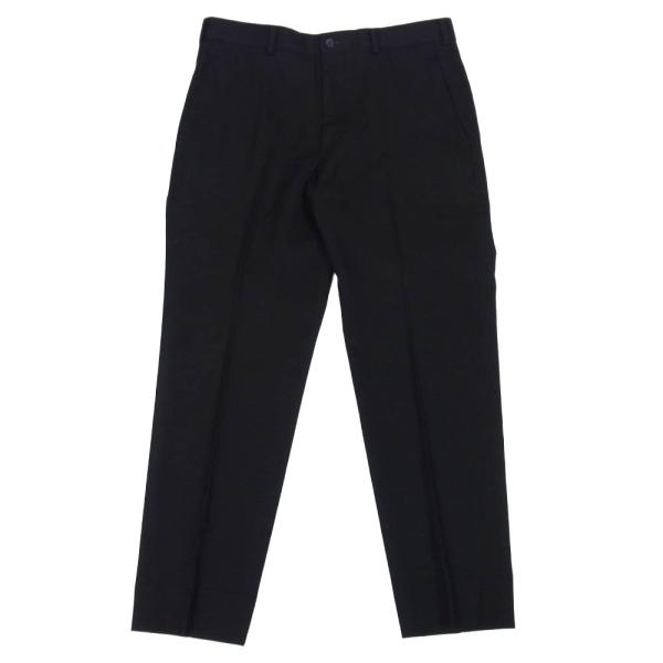 COMME des GARCONS HOMME DEUX コムデギャルソンオムドゥ 25AW DP-P023 AD2025 ウール スラックス ブラック系 M【美品】【中古】 COMME des GARCONS HOMME DEUX コムデギャルソンオムドゥ 25AW DP-P023