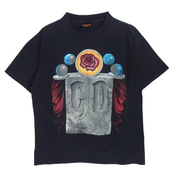 GRATEFUL DEAD グレイトフルデッド BROCKUM ブロッカム tour tシャツ 半袖 Ｔシャツ ブラック系 L【中古】 GRATEFUL DEAD グレイトフルデッド BROCKUM ブロッカム tour tシャツ