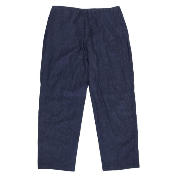 COMOLI コモリ 21SS T01-03013 リネンコットン ドローストリングパンツ