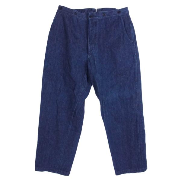 COMOLI コモリ 22SS V01-03002 デニムオーバーパンツ インディゴ