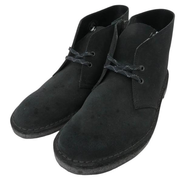 SOPHNET. ソフネット 26176817 DESERT BOOTS サイドジップ スエード デザート ブーツ ブラック系 9.5【中古】