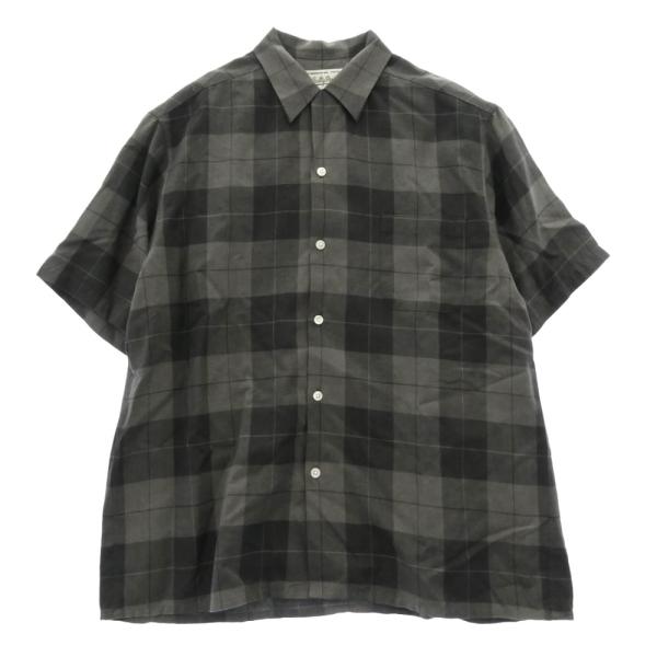 WACKO MARIA（ワコマリア） OMBRE CHECK OPEN COLLAR SHIRT オンブレ