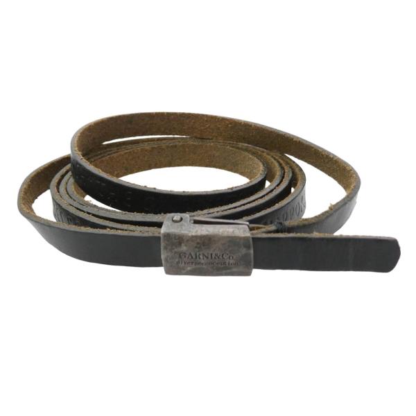 GARNI（ガルニ） レザー ブレスレット ブラック系 ブラウン系【中古