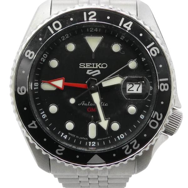 SEIKO（セイコー） 4R34-00A0 GMT 5スポーツ 自動巻き 腕時計 ウォッチ