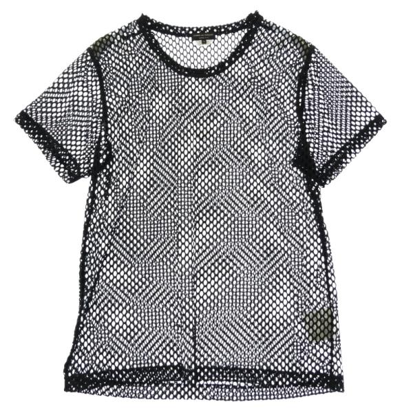 希少✨コムデギャルソンオムプリュス 長袖 ニット 襟付 メッシュ切替 ドット柄 COMME des GARCONS HOMME PLUS コムデギャルソンオムプリュス PD-T052