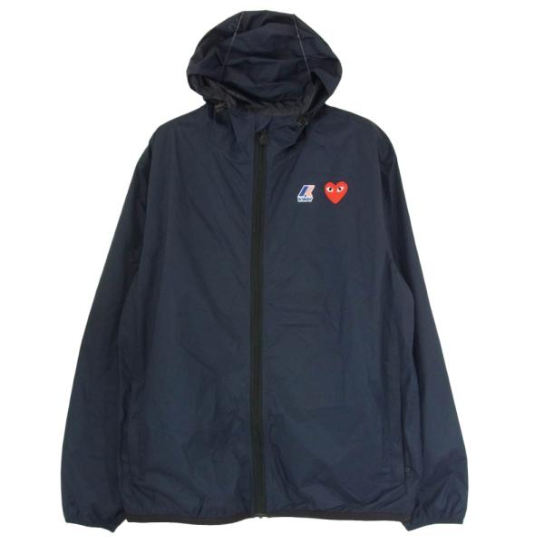 プレイコムデギャルソン × K-WAY ナイロンジャケット XL PLAY COMME des GARCONS プレイコムデギャルソン × K-WAY ケーウェイ