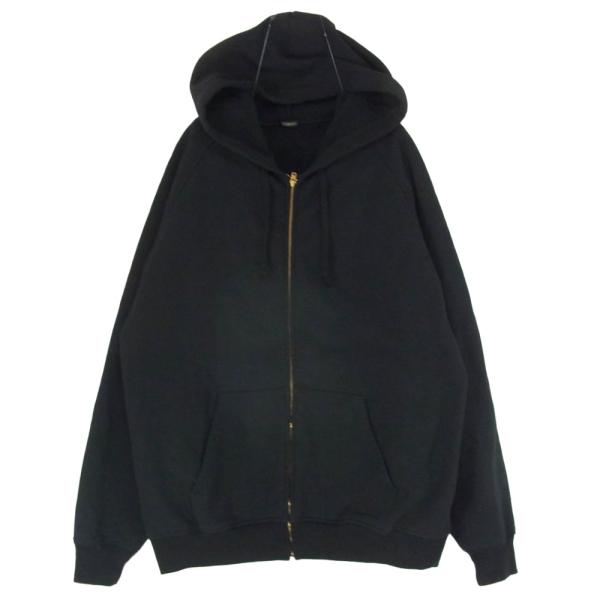 COMOLI コモリ 25AW C03-05001 コットン裏毛 ジップ フーディ パーカー