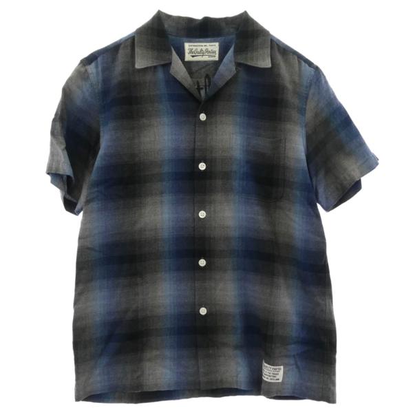 名作　WACKOMARIAワコマリアOMBRE CHECK SHIRT オンブレ WACKO MARIA（ワコマリア） OMBRE CHECK OPEN COLLAR SHIRT オンブレ