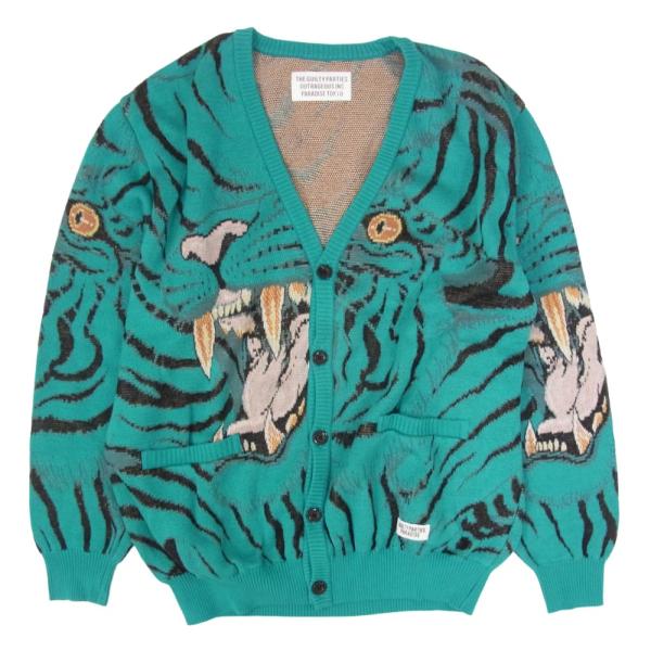 WACKO MARIA TIM LEHI カーディガン　XL WACKO MARIA（ワコマリア） × TIM LEHI ティムリーハイ KNIT JACQUARD