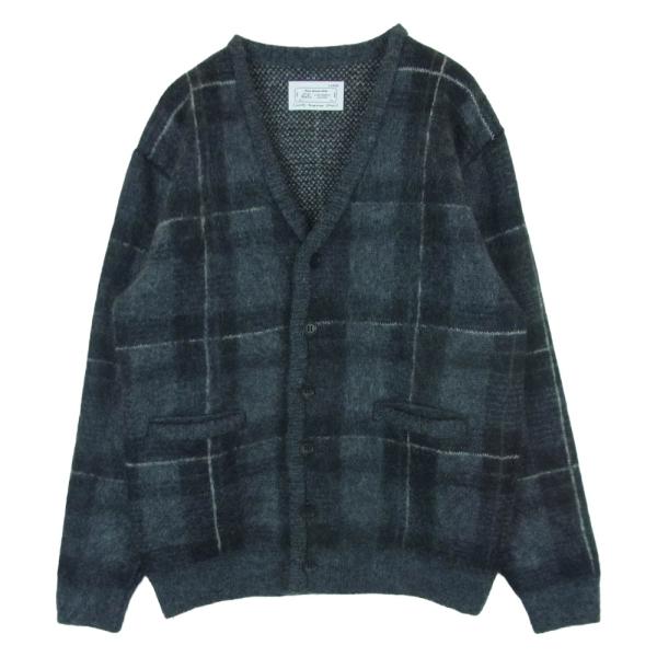 ラフ RAFU Mohair Cardigan モヘア モヘヤ カーディガン 日本製 グレー