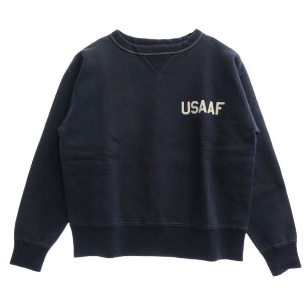 The REAL McCOY'S ザリアルマッコイズ USAAF 両V スウェット ネイビー系 L【中古】 The REAL McCOY'S ザリアルマッコイズ USAAF 両V スウェット ネイビー