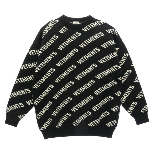 VETEMENTS ヴェトモン 21AW UA53KN300B MONOGRAM KNITTED SWEATER