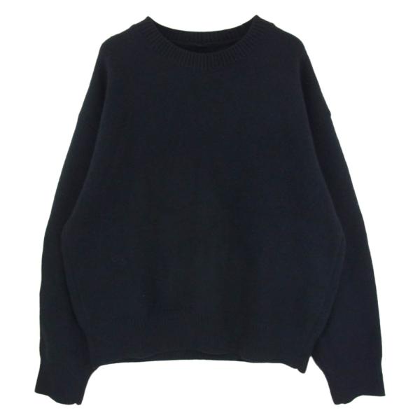 ssstein シュタイン ST449 EX FINE LAMBS CREW NECK KNIT LS エクストラ ファインラムズ クルーネック ニット ダークネイビー系 S【中古】 ssstein シュタイン ST449 EX FINE LAMBS CREW NECK KNIT LS