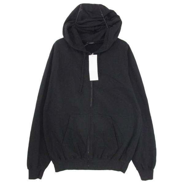COMOLI コモリ 26SS D01-05016 LW コットン 裏毛 ジップ パーカ