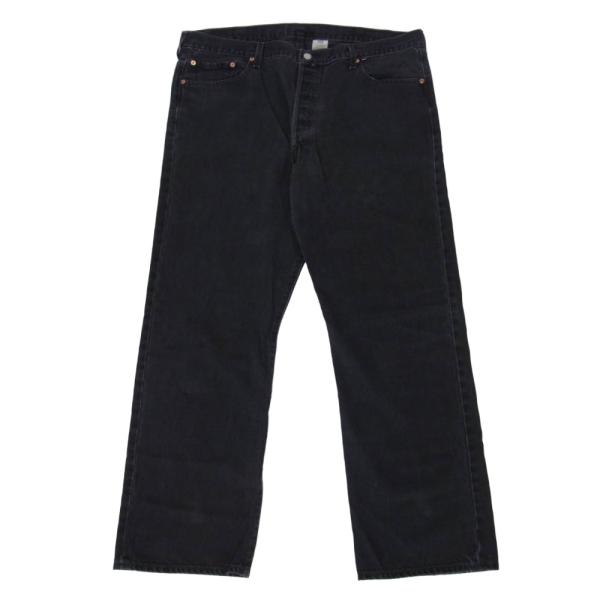 Levi's リーバイス 00s USA製 501 501-0660 サークルR ボタン裏刻印689 ボタンフライ デニム パンツ ブラック系 42【中古】 Levi's（リーバイス） 00s USA製 501 501-0660 サークルR ボタン裏刻印