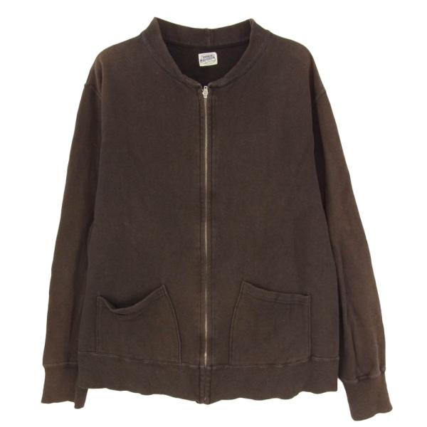 TENDERLOIN テンダーロイン バックプリント スウェット ジップアップ ジャケット ブラウン系 サイズ表記無【中古】 TENDERLOIN（テンダーロイン） バックプリント スウェット ジップ