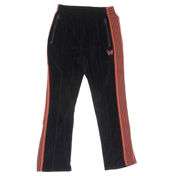 Needles ニードルス 19AW FK198 Narrow Track Pant ベロア サイドライン トラック ロング パンツ ジャージ イージーパンツ【中古】