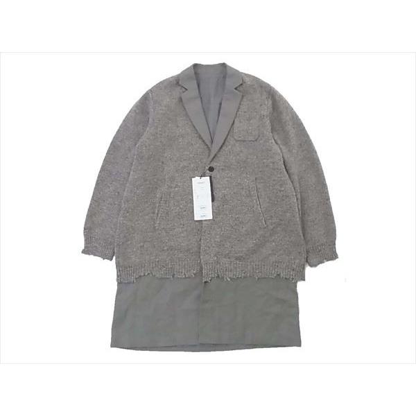 UNDERCOVER ニットレイヤードチェスターコート アンダーカバー