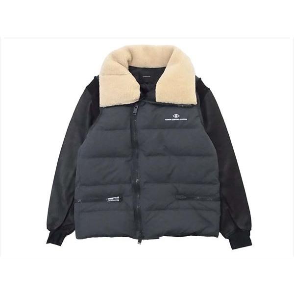 17AW BRAIN期 アンダーカバー 袖レザー ダウン