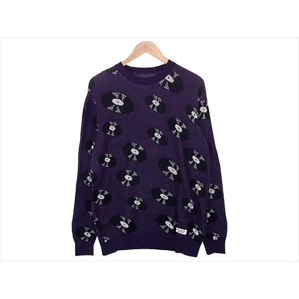 WACKO MARIA ワコマリア 19SS-WMK-KN12 RECORD JACQUARD SWEATER 