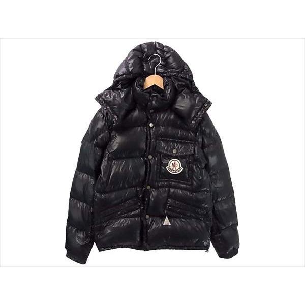 中古】国内正規品 MONCLER モンクレール K2 胸ロゴワッペン ダウン