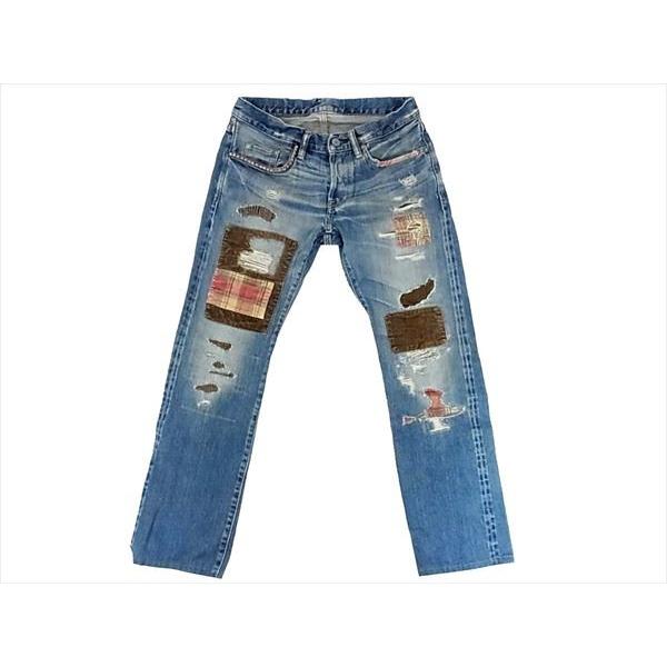 HYSTERIC GLAMOUR ヒステリックグラマー 0224AP07 CCR加工 スタッズ 