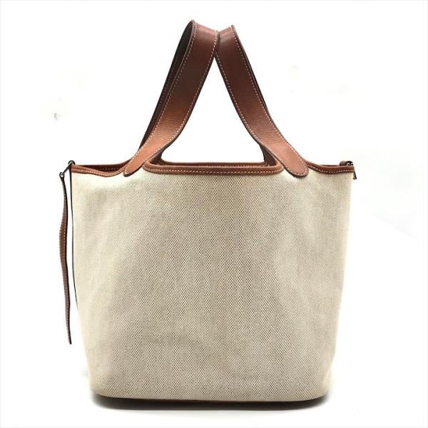 良品 HERMES エルメス ピコタン22 MM トワル バレニア フォーブ