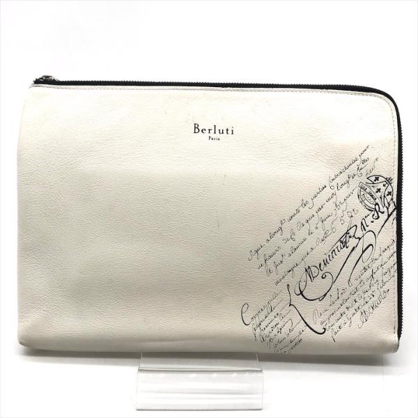 Berluti（ベルルッティ） カリグラフィ レザー ニノ GM ホワイト