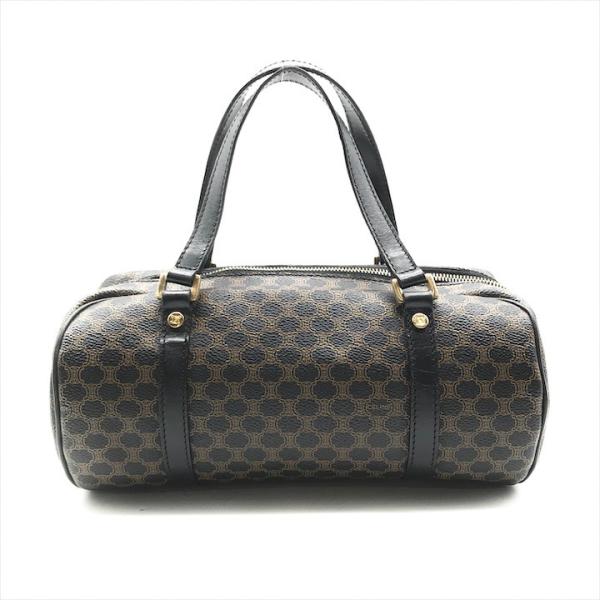 値下げ中！CELINE セリーヌ　トリオンフ　ミニボストンバッグ　マカダム 美品 CELINE セリーヌ マカダム トリオンフ ミニ ボストン ハンド