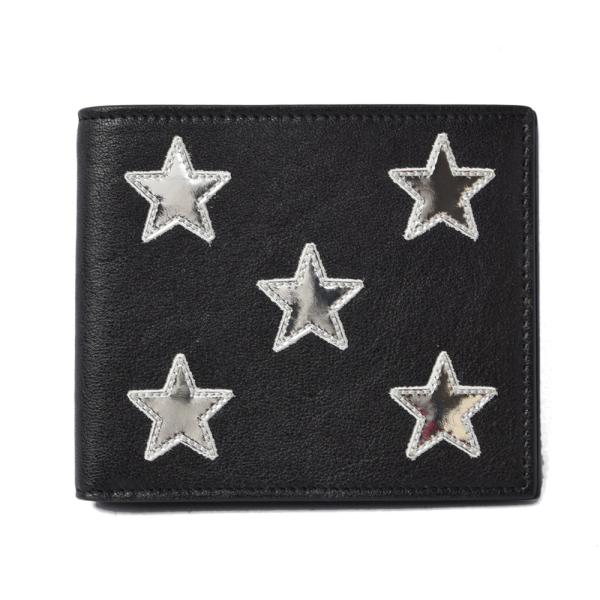 サンローラン(SAINT LAURENT) ブラック メンズ二つ折り財布 サンローラン(SAINT LAURENT) ブラック メンズ二つ折り財布