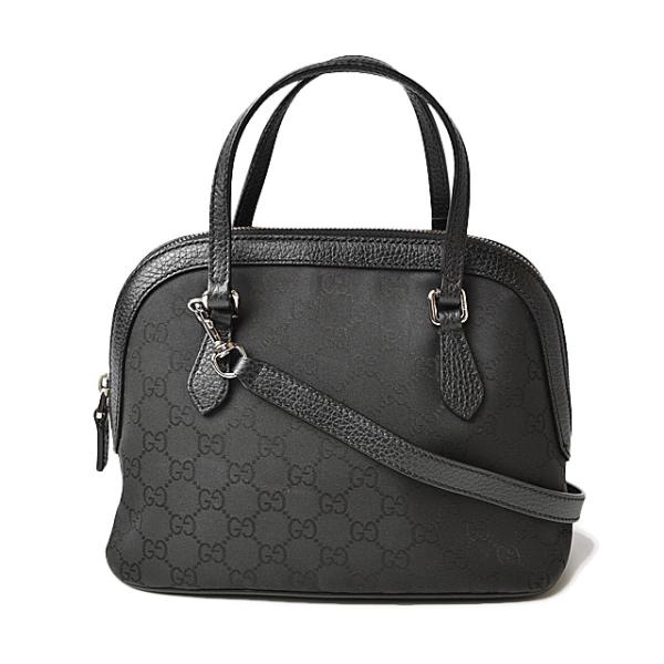 グッチ　ブラックバッグ GG グッチ ハンドバッグ/ショルダーバッグ 2way GUCCI バッグ GG