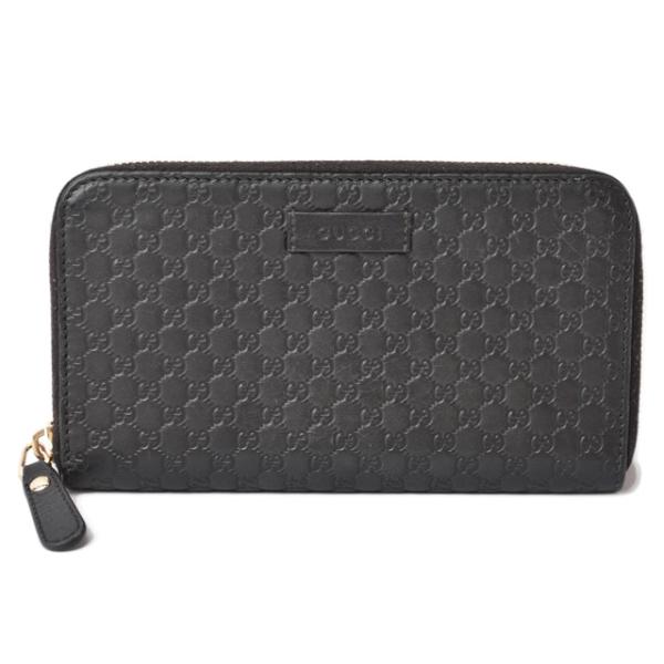 ◇極美品◇グッチ　マイクログッチシマレザー　長財布　ブラック　449391 グッチシマ グッチ 財布 GUCCI 長財布 マイクログッチシマ ブラック