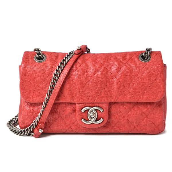 キャビアスキン シャネル チェーンショルダーバッグ CHANEL バッグ