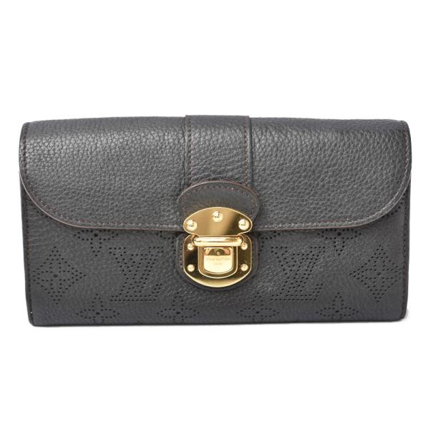 ルイヴィトン マヒナ　長財布　ノアール ルイヴィトン 財布 マヒナ LOUIS VUITTON 長財布/ポルトフォイユ