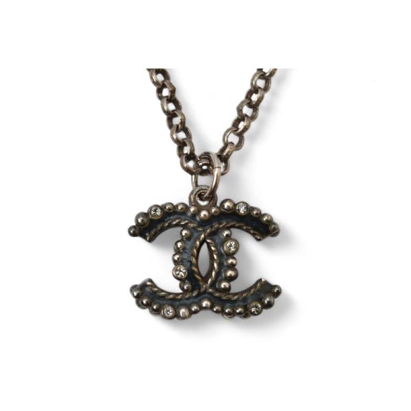 る*ん様 CHANEL シルバー ロゴペンダント ネックレス brand-pit_250301m06