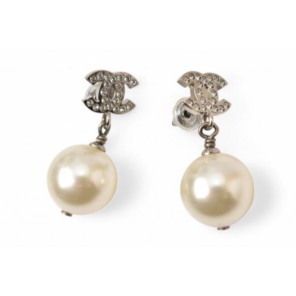 CHANEL（シャネル） ピアス ミニCCモチーフ ココマーク/スイングパール