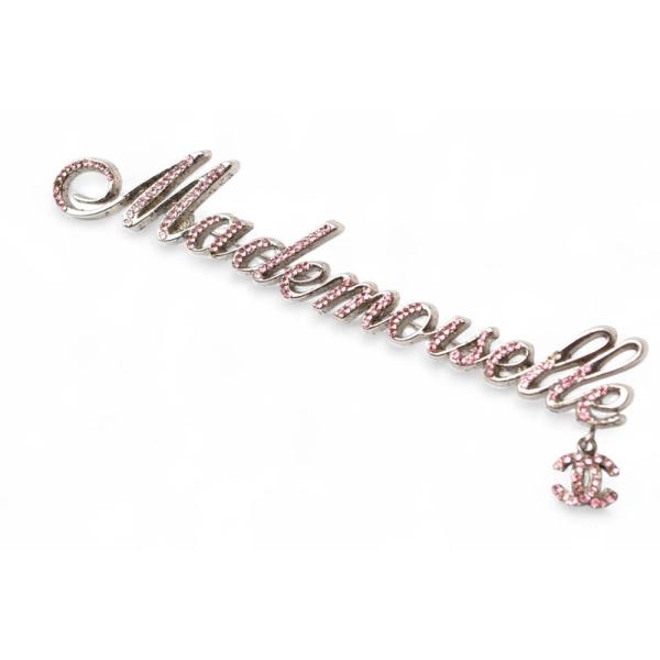 CHANEL（シャネル） ブローチ ピンブローチ マドモアゼル/ロゴ ライン