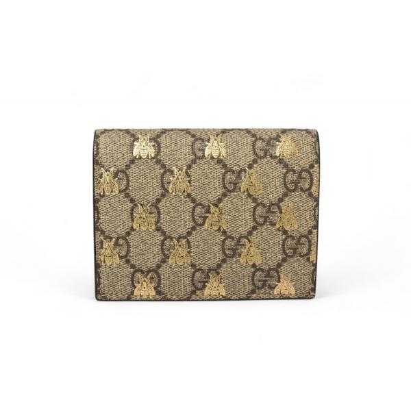 【最終特別値下げ】GUCCI 折りたたみ財布 ベージュ・ブラウン 最終特別値下げ】GUCCI 折りたたみ財布 ベージュ・ブラウン 最終