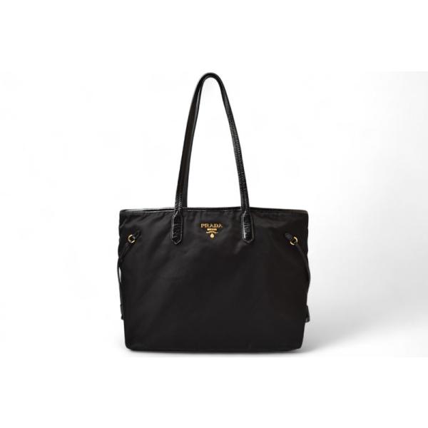 【美品】PRADA SPORTS　トートバック　ナイロン　黒　A4可　肩掛け fujino-y-shop_pr-8224-2025260