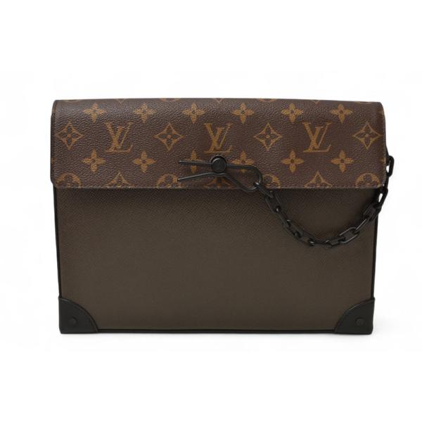 ルイヴィトン セカンドバッグ/クラッチバッグ LOUIS VUITTON バッグ/ポシェット スティーマー モノグラム/タイガ カーキ M30583【中古】 LOUIS VUITTON（ルイ・ヴィトン） セカンドバッグ/クラッチバッグ