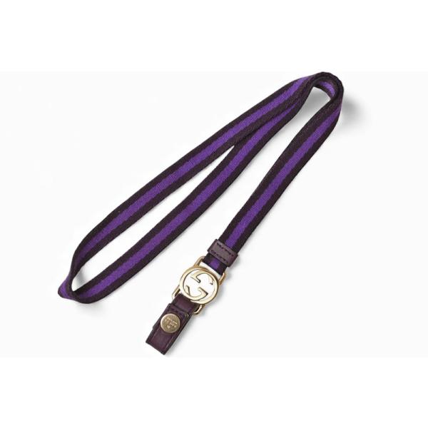 グッチ ネックストラップ/キーリング GUCCI キーリング付 GG パープル/ダークパープル 115278爆買