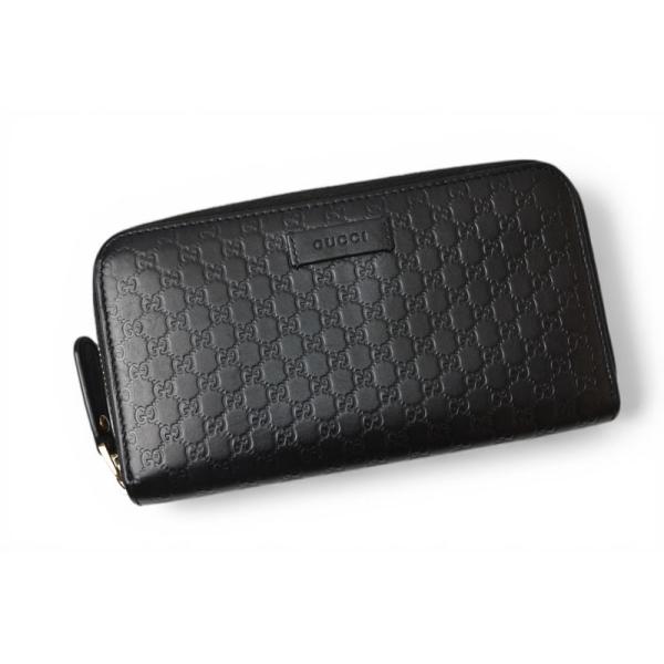GUCCI グッチ　長財布　ラウンドファスナー　メタルロゴ　グッチシマ　GG GUCCI（グッチ） 財布 長財布/ラウンドファスナー式 マイクロ