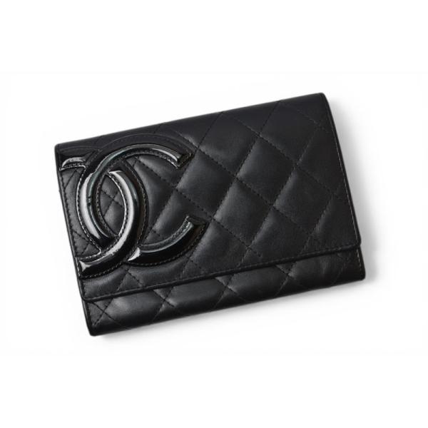 CHANEL（シャネル） 財布/二つ折 折財布 カンボン A26722 ブラック